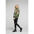 2021 Autumn Loose Zipper Bomber Jacket for Women